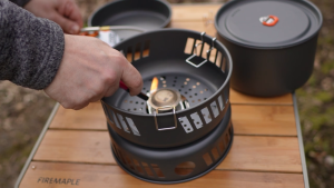 FIREMAPLE Cooking Kit with Gas Burner