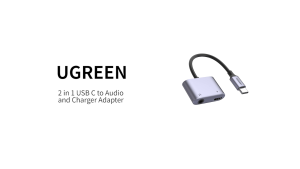 UGREEN 2-in-1 DAC USB C to 3.5mm Adapter For Samsung Galaxy S25 S24 Ultra S23 S22 S21 Note 20 Samsung Note 10 Note10+ iPad Pro 2020 2018