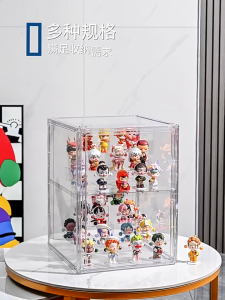 กล่องใส่โมเดล ตู้โชว์โมเดล ใส กล่องโชว์โมเดล กล่องอะคริลิคใส กล่องใส่โมเดล กล่องโชว์ตุ๊กตา กล่องโชว์โมเดล ตู้โชว์ของสะสม Labubu กล่องใส่ตุ๊กตา popmart box