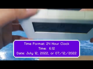 นาฬิกาตั้งโต๊ะ นาฬิกาปลูก นาฬิกาตั้งโต๊ะดิจิตอล นาฬิกาปลูกดิจิตอล ตกแต่งบ้านสีขาว