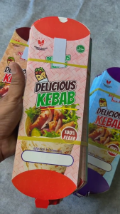COD 100 LEMBAR Kertas Bungkus Kebab Ivory Putih ukuran 24x9 cm - Dus Kebab Isi 100 Pcs - Wadah Kebab Isi 100 Pcs - Kemasan Kebab isi 100 Pcs Termurah
