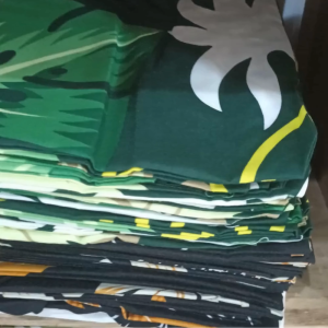 4 Sarung Bantal 2 Guling Motif Bunga Sarban Korean Style Bahan Katun Polymicro Lebih Tebal