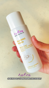 Glowing Toner by Hafira Skincare. Menjaga kelembapan mencerahkan dan menyegarkan wajah. ORIGINAL
