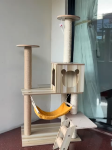Rumah Kucing Tingkat Garukan Kucing Mainan Kucing Cat Tree Cat Condo