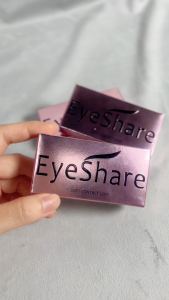 Eyeshare Softlens (Kotak Cermin Gratis) PRAGUE PURPLE GRAY 14.2MM Normal Lensa Kontak Warna Grey Soflen Mata