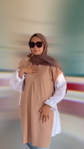 Atasan Muslim Wanita & Tunik Satin Busui