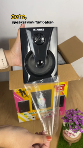 SPEAKER KARAOKE BLUETOOTH MULTIMEDIA RINREI SR-878W BONUS MIC