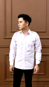 Seragam Dinas PDH Putih / Kemeja Putih Pria Jumbo