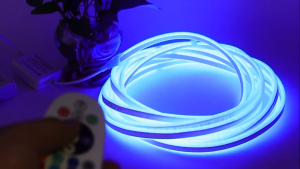 220V Smart RGB Strip Light Super Bright Neon Strip Bluetooth App Remote Control Change Color Dimmable Outdoor Waterproof Flexible Neon Light Strip Ceiling Home Decor