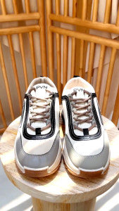 MK OLSHOP Sepatu Wanita Cream Bertali Fashion Sport Import Korea Terbaru 2024 Best Premium Quality