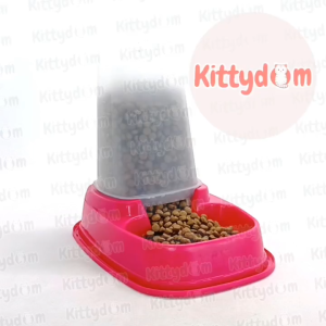 KITTYDOM Dispenser Pet Feeder 15 Liter Wadah Tempat Makan Minum Otomatis Kucing Anjing Anabul Kelinci Burung Hamster Anti Semut Anti Selip Pet Bowl