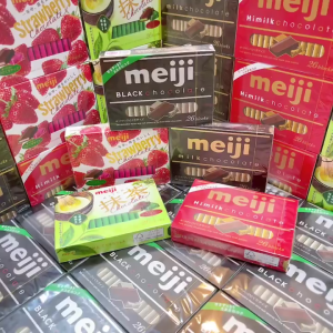 Date 07/26 Socola Sữa Meiji Nhật 120g/ 26 viên - Meiji Milk Chocolate