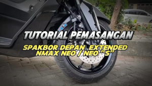 Spakbor Depan Extended Nmax Neo Turbo - Sambungan Spakbor Depan Motor EXIE ART