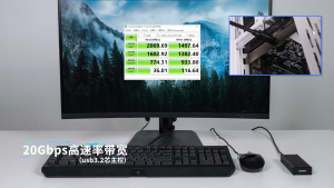 MAIWO M.2 NVMe SSD Enclosure 20Gbps NVMe M.2 Case USB3.2 Gen2x2 to M key NVMe SSD 2280 Aluminum Heat Sink Design Compatible PCIe4.0 Thunderbolt3