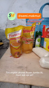 PAKET HEMAT 5 PCS Tas Anyaman Plastik SUPER JUMBO XL Keranjang Belanja Jinjing Parcel Hajatan