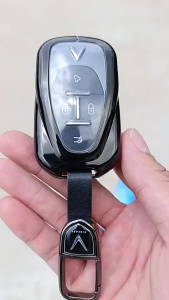 Ốp Khoá Kim Loại Vinfast VF6 VF7VF8VF9 Chìa Form Mới Hợp Kim Cacbon Cao Cấp Bảo Vệ chìa Khoá