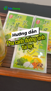 Canh dưỡng sinh túi lọc King Kung - Genuine Vegetable Drink - Canh dưỡng sinh Đài Loan