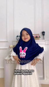 Jilbab Instan Anak Kayla Instan Terbaru 3-6 Tahun / Jilbab Anak Sekolah / Jilbab Anak TK Perempuan / Jilbab Anak Jersey / Jilbab Anak Murah / Hijab Bunny bow / Hijab Rabbit Bow