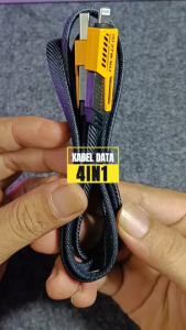 Kabel Data 4 in 1 Fast Charging HP Kabel Casan 4in1 Tipe C USB iOS Lightning USB PD27W YS899