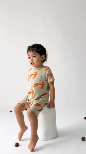 Ninunapz - Áo liền quần ngắn tay cao cấp cho bé từ 3M-24M - Vải sợi tre pha cotton siêu mềm mịn êm ái.