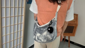 Tas Selempang Wanita Nylon Warna Tie Dye Harajuku Fashion Sling Bag JCTS222