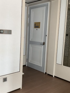 Rok denim rok a-line mode retro pinggang tinggi baru gaya Korea