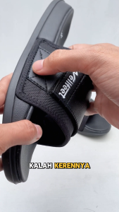 Sandal Slide Pria Trek Ease Hitam: Trek Ease & Olahraga Outdoor