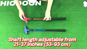 Two-Way Golf Putter Mini Golf Putter For Right or Left Handed Kids Adult Golfers Adjustable Club