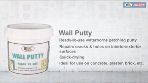 Bột bả trám khe nứt tường gỗ Bosny Wall Putty
