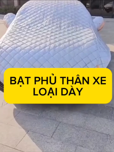 [độ dày x3] Bạt che toàn thân xe ô tô chống nóng hạ nhiệt phản tia UV