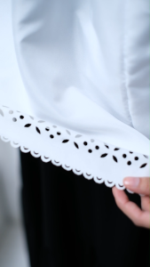 Bergo Hijab Lasercut IMASA SERIES (TANPA BAWAHAN) Kerudung Instan Umroh Dan Haji Saku Resleting Katun Premium