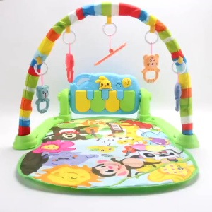 Baby Music Rack Play Mat Gym Crawling Game Pad Kids Early Education Gym Crawling Toy