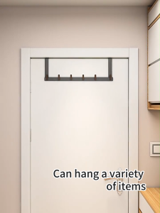 MEIDOO Aluminum door rear hook Bathroom Kitchen Bedroom door rear hook No punching and no sticking door hook