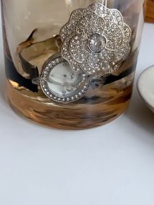 ĐỒNG HỒ NỮ ANBSHOP AUTH SCOTTIE 9559 HÌNH ĐÓA HOA FLOWERS DÂY THÉP SIZE 34MM