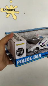 Mainan Mobil Remot Control Polisi Pintu Bisa Terbuka 1:24 Scale