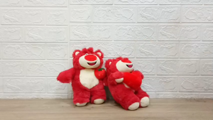 Boneka Lotso Standing Beruang Lotso Bulu Rasel Ukuran 10