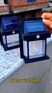 Lampu Dinding Solar Interaction Wall Lamp Tenaga Surya Sensor BK-888