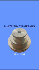 Pully susun A2+3+4 inch Allumunium Puli susun tingkat Pulley Poli Polli A 2 + 3 + 4 inchi Polli A2"+3"+4" Polly A 2" 3" 4" Pulli Puli Polley A 2+3+4 " All Aluminium