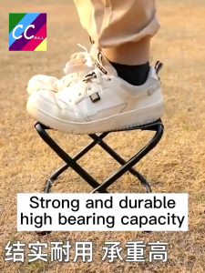 Foldable Camping Chair Outdoor Camping Hiking Fishing Picnic Pocket Chair Stool Ultra Light Slacker Kerusi Lipat
