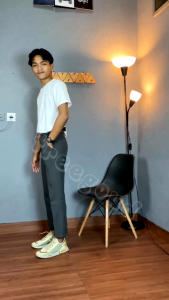 Treegoud Ankle Pants Pria Celana Panjang Pria Formal Celana Kantor Pria Celana Kerja Formal Pria Angkel Pants
