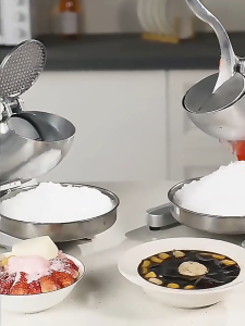 Hicon Ice Crusher Machine: A High Power Commercial Stainless Steel Double Blade Ice Shaver