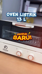 Oven listrik 13L Electric Oven Kue Multifungsi Kontrol Suhu Timer