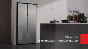 Toshiba Refrigerator 530L Inverter Smart Control Wifi Connected Side by Side Fridge GR-RS600WI-PMY(37) Satin Gray