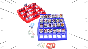 【WHO IS IT】Board Game Funny Family Guessing Classic Table Game Children Toy Gift Who I Am Interactive Party Card Game