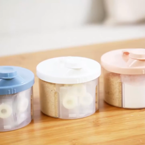 Portable Milk Powder Box Rotary Four-Cell Box Easy to Disassemble and Easy to Clean