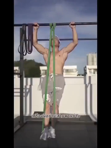 ยางยืดออกกำลังกาย ยางยืด ยางโยคะ แรงต้าน ยางออกกำลังกาย 6 ระดับ  ยางดึงข้อ ยางยืดบริหารกล้ามเนื้อ resistance band yoga band