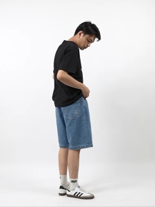 NRDN Clothing Celana Pendek 3 Star Jorts Short Denim Washed