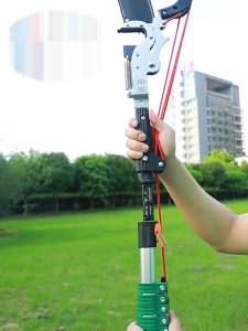 กรรไกรตัดกิ่งไม้สูง ที่ตัดกิ่งไม้ เลื่อยตัดกิ่งไม้ สำหรับตัดกิ่งไม้สูง ด้ามไสลด์ได้ยาว 3.5—7 เมตร มีรอกช่วยผ่อนแรง 4 ตัว(ใบ SK5)กรรไกรตัดกิ่งด้ามยาวพร้อมเลื กรรไกรตัดกิ่งด้ามยาว กรรไกรตัดกิ่ง ตัดกิ่งไม้สูงๆ ตัดกิ่งไม้สูง