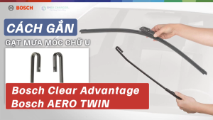 Gạt mưa Bosch AeroTwin BBA Chính hãng size 14" - 28" Cao Cấp cho xe ô tô | SMEV Phân phối