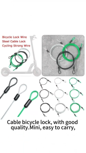 Bicycle Cycling Bike Wire Cable Chain Security Stainless Steel Line Rope